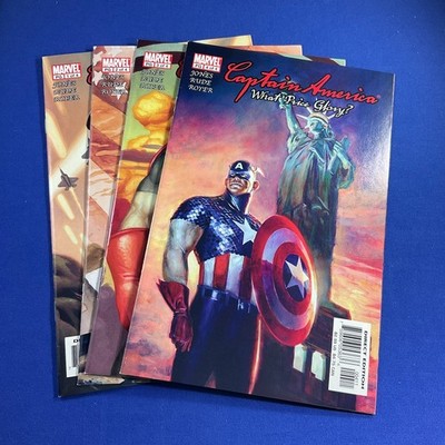 Captain America What Price Glory? #1,2,3,4 Marvel Comics 2003 Set Lot Run 1-4