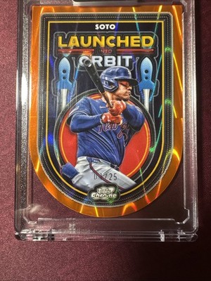 2025 Topps Cosmic Chrome - Launched Into Orbit Juan Soto #LIO-11  Orange 01/25