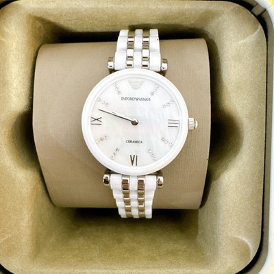 Emporio Armani Gianni T-Bar AR1488 CERAMICA Ladies Watch Emporio Armani Ladies Watch Gianni T-Bar AR1488 | Watches Prime main image 4