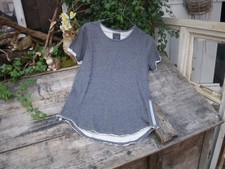 T Shirt, Herren, Grau, Review, S Lagenlook Reißverschluss Ausgefallen !!!