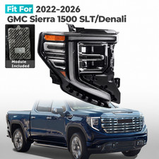 For 2022-2026 GMC Sierra 1500 SLT Denali Full LED Headlight Right Passenger Side