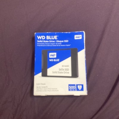 Western Digital Blue 3D NAND 500GB Internal 2.5'' (WDS500G2B0A) SSD