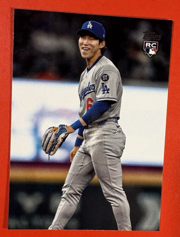 Hyeseong Kim Rookie True Photo Variation 2025 Topps Update US312 Dodgers RC LAD