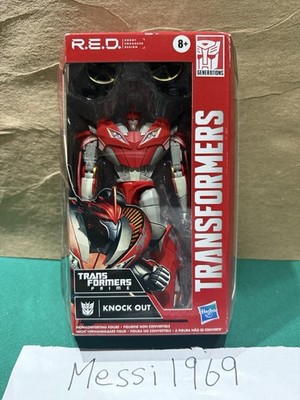 New Transformers R.E.D. Prime Knock Out 6'' Action Figure Hasbro  2021 Knockout