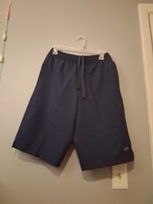Pro Player Boy's Blue Athletic Shorts M Drawstring Elastic Waist Pockets