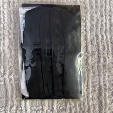 Slip Reusable Face Mask Black 100% Mullberry Silk - New in Package