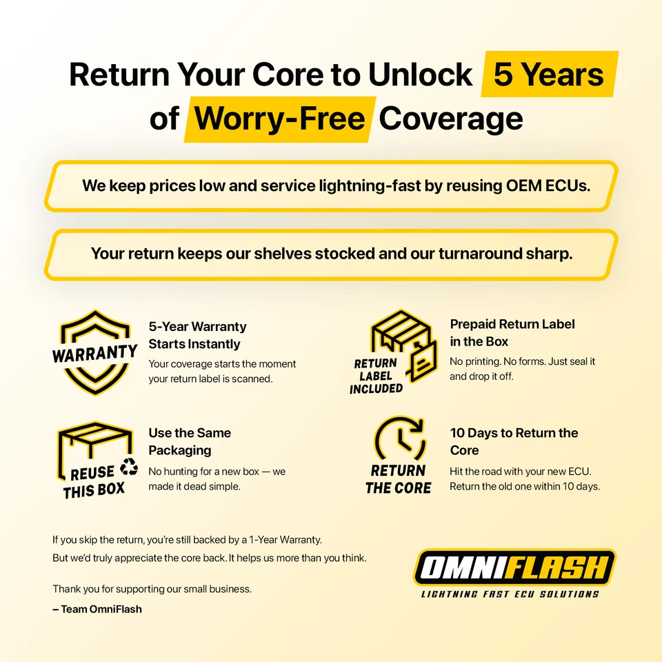 Dodge Charger 2008-2010 3,5 L AT ECM ECU PCM | P05150301 módulo de computadora de motor Foto 3 de 4