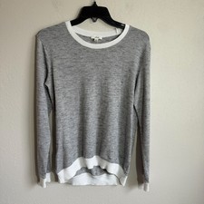 Aritzia Wilfred Berri Heather Gray Crew Neck Sweater Womens XS Business Casual