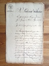 alter Vertrag ca. 1820 Handschrift König Friedrich Wilhelm IV. Stempel Dokument