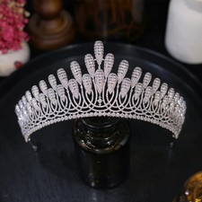 Gorgeous Royal Tiara Quinceanera Crowns Bridal Headpiece Wedding Hair Miraculous