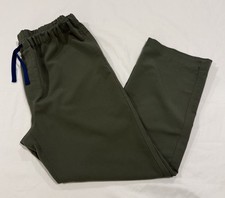 Figs Scrub Pants / Style: Pisco / Men  s Size MEDIUM/ SHORT / Color: Olive Green