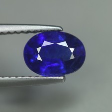 1.56 Cts Ravishing Best Color 100  Natural Royal Blue Sapphire Madagascar