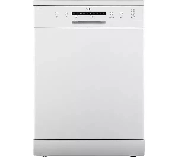 Neu Graded Logik LDW60W23 Full Size Geschirrspüler - weiß - R41