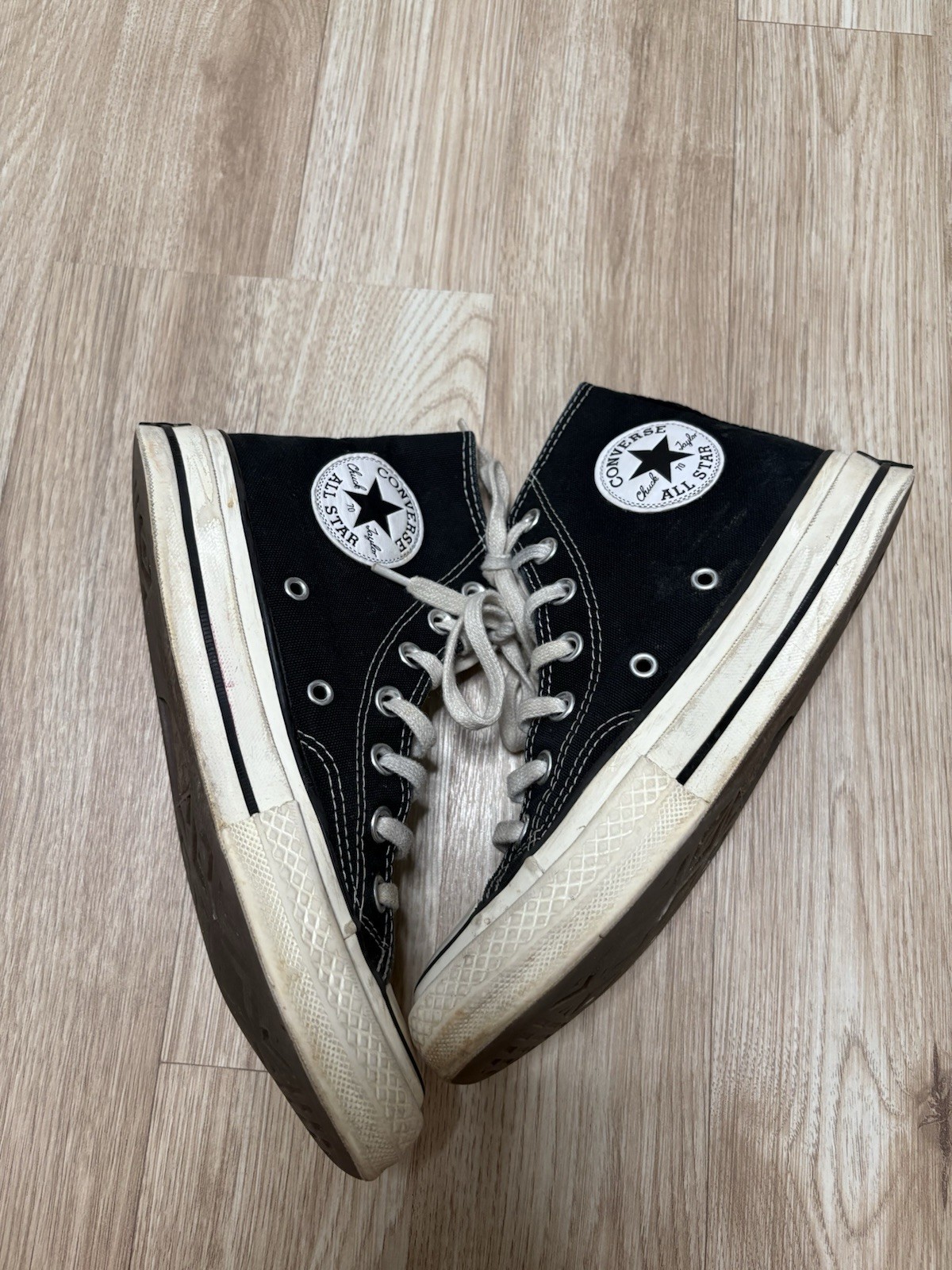 PONY Converse Chuck 70 Hi Nero Egret Uomo 4.5 Donna6.5