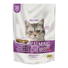 Sentry Calming Chews for Cats 4 Oz Stress Relief Chews for Anxious Cats