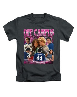 Pink Text Off Campus Montage Erwachsene T-Shirt Fun Hannah Wells Garrett Graham Tee