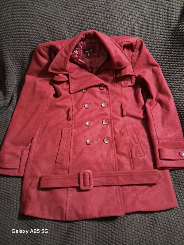 Rue 21 Merlot Red Coat Size XL
