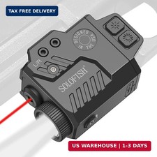 800 Lumens Pistol Light Laser Combo, Strobe Function for Green/Red/Blue Laser an