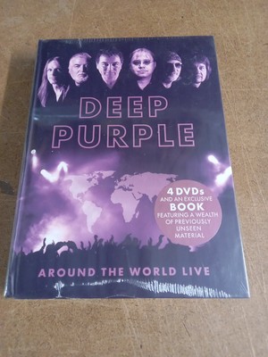 DVD & BOOK Deep Purple Around The World Live  Eagle Vision Nuovo Sigillato