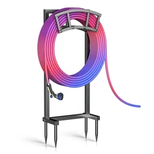 Garden Hose Holder Freestanding, Outdoor Heavy Duty Water Hose Holder Reel wi...