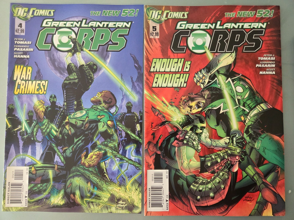Run First Sign GREEN LANTERN CORPS #0,1-33 (2011) DC 52 COMICS FULL RUN FIRST 34 ...