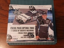 2003 Press Pass Optima NASCAR Racing Hobby Box