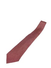 BVLGARI Silk Pink Striped Necktie for Men