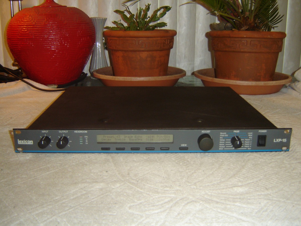Lexicon LXP-15, Digital Effects Processor, Reverb, Pitch/Eq Lexicon LXP-15, Digital Effects Processor, Reverb, Pitch/Eq