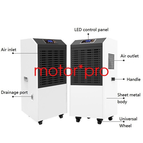 Commercial Industrial Dehumidifier High Power Dehumidifier 2200W 156L/day 220V - Picture 2 of 4