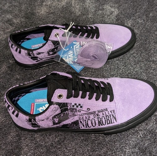 NEW- Size 9.5 - VANS Skate Old Skool x One Piece Nico Robin 2022 - Picture 2 of 13