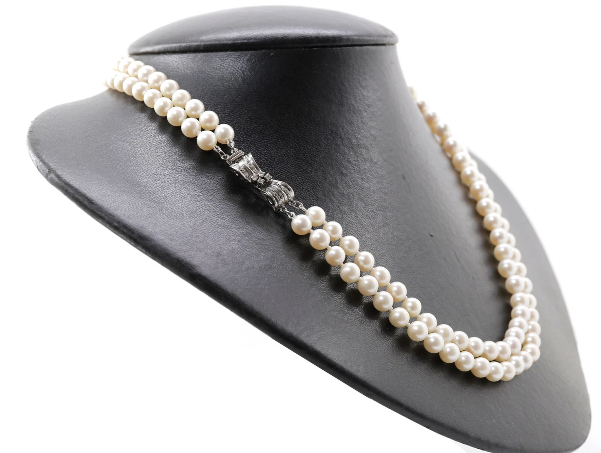 Royal Pearl Necklace Saltwater South Sea White Gold 18k French Fine Jewelry
