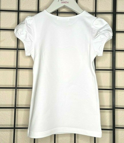 NEW NWT White/Orange RICH 3-D Super CUTE Heart PLUSH Top/Shirt Size 5Y, 6Y or 6X - Picture 4 of 11