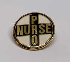 Vintage Pro Nurse Nursing RN Lapel Pin 145