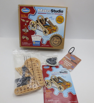 MAKER STUDIO Gears Set (2014, Kit) NEVER USED: Recycled Items That Move: Age 7+