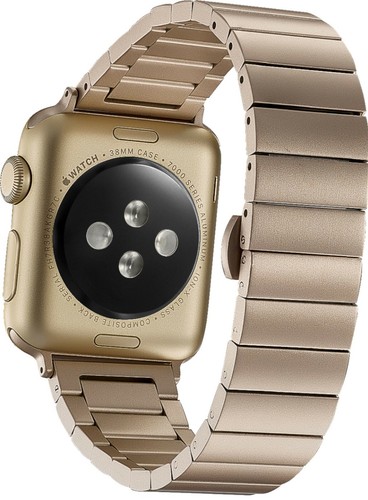 NEW Platinum MATTE GOLD Link Band for Apple Watch 38mm - PT-AWB38GLB - Picture 4 of 5