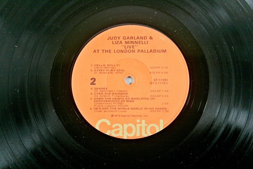 Judy Garland Liza Minnelli Live London Palladium Vinyl Record 1973 Stage Screen - Picture 7 of 12