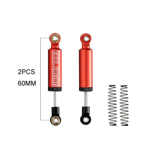 Amortiguador de resorte incorporado de aleación 60/70/80/90/100/110 mm para Axial SCX10 TRX4 - Imagen 14 de 48