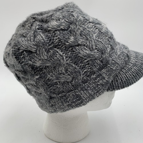 Bonnet femme Adidas tricot Billed Beanie gris - Photo 4/8