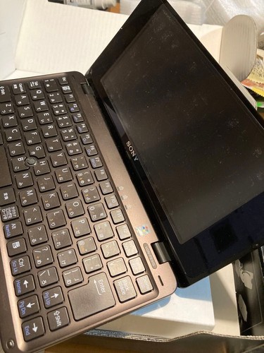 SONY VAIO Type-P UMPC VGN-P91HS 8” Atom Z550 RAM 2GB SSD 64GB Black Used - Picture 8 of 12