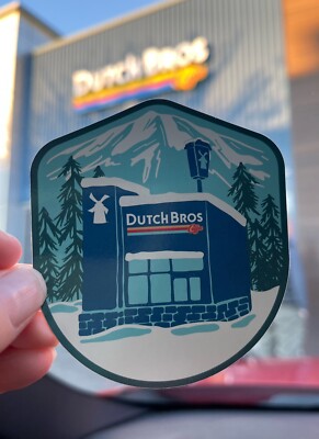 1 Dutch Bros Coffee House Shop sticker decal Surprise Dec 21 2022 Drop ...