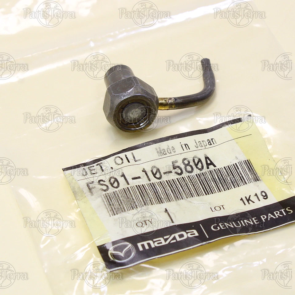 Genuino OEM MAZDA Mazda 626 / MX-6 / PROTEGE 5 FS0110580A bloque de cilindros chorro de aceite Foto 4 de 4