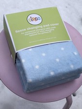 Circo Target Baby Changing Pad Cover Fleece Baby Boys Blue Polka Dots Rare New