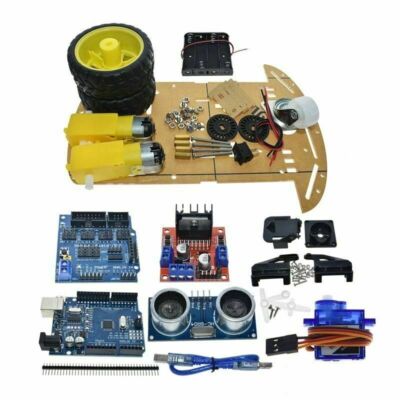 DIY Arduino Compatible 2WD Programmable Smart Car Robot Chassis Robotics Kit