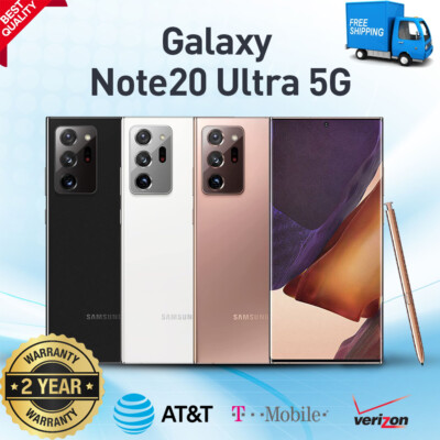  New Sealed Samsung Galaxy Note 20 Ultra 5G 128GB 512GB 12GB Unlocked GSM+CDMA