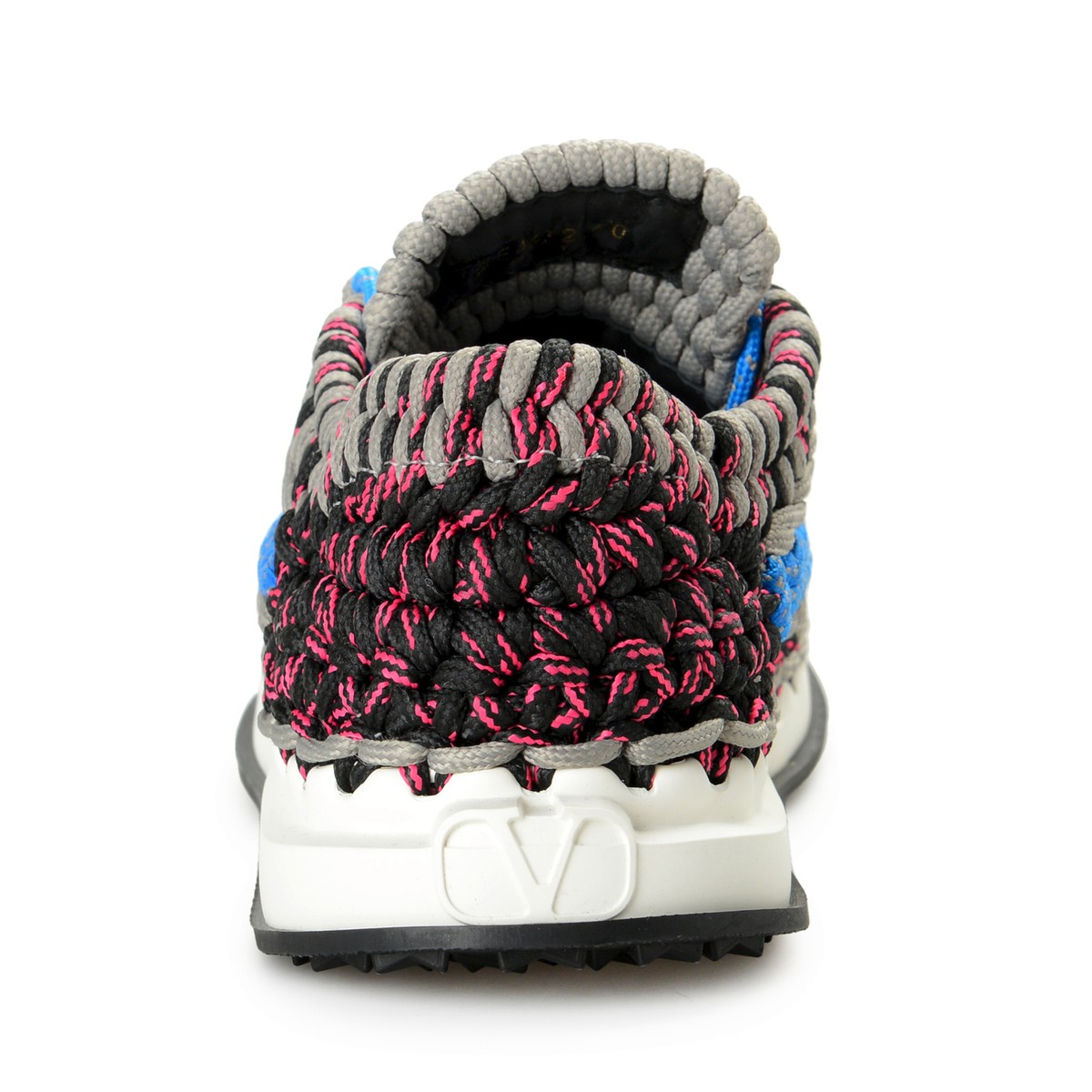 Valentino Garavani Men's Multi-Color CROCHET Low Top Valentino Garavani Men's Multi-Color CROCHET Low Top