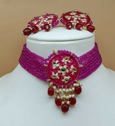 Indian Bollywood Gold Plated Kundan 