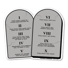 Ten Commandments Magnet