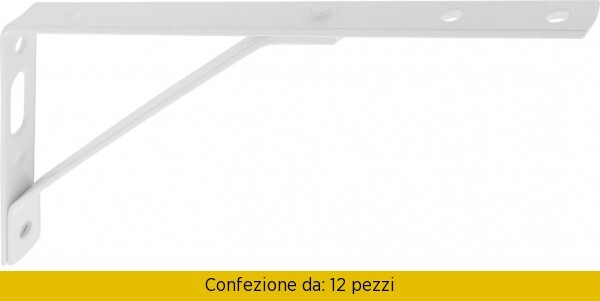 Kit 12 Reggimensole per Tende SIPA 25cm con Saetta - Bianco 553625L