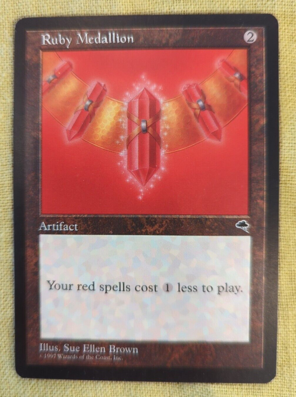 Ruby Medallion - Tempest - Magic (MTG) - Lightly Played - Regular Rare