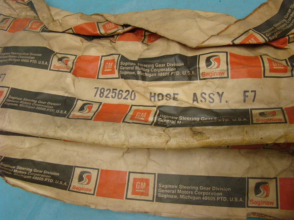 1971-1979 Buick Skylark Olds Cutlass Tornoado Chevy Vega Power Steering Hose NOS Foto 2 de 4